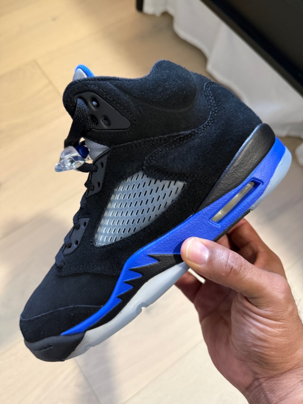 Air Jordan 5 Retro Men's Shoes - Racer Blue (2021) - VNDS - Size 8M / 9.5W